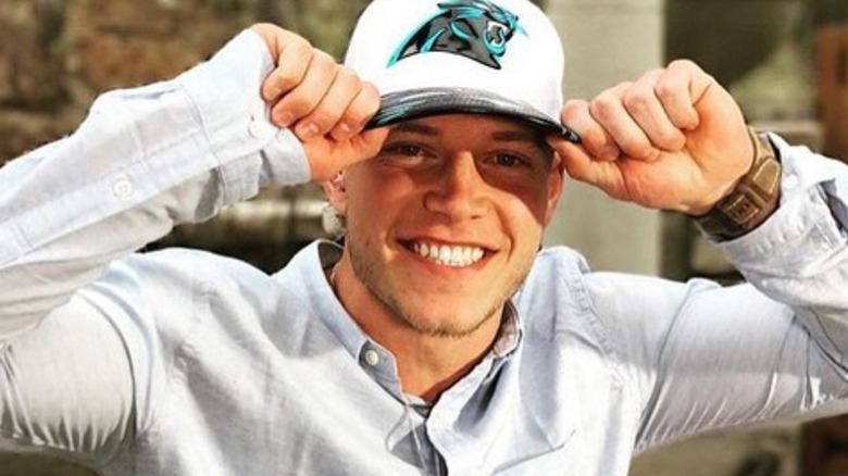 Casquette de baseball souriante Christian McCaffrey