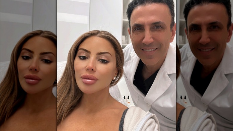 Larsa Pippen et le Dr Simon Ourian souriants