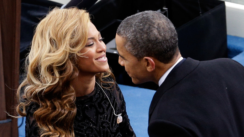 Barack Obama avec Beyoncé