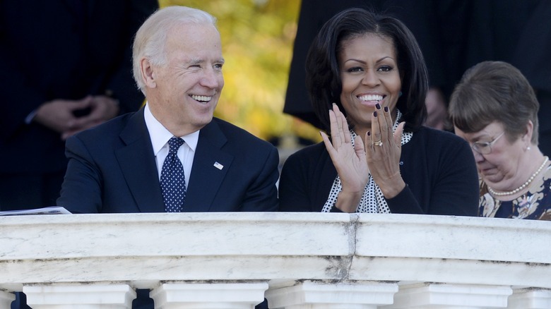 Joe Biden et Michelle Obama souriants