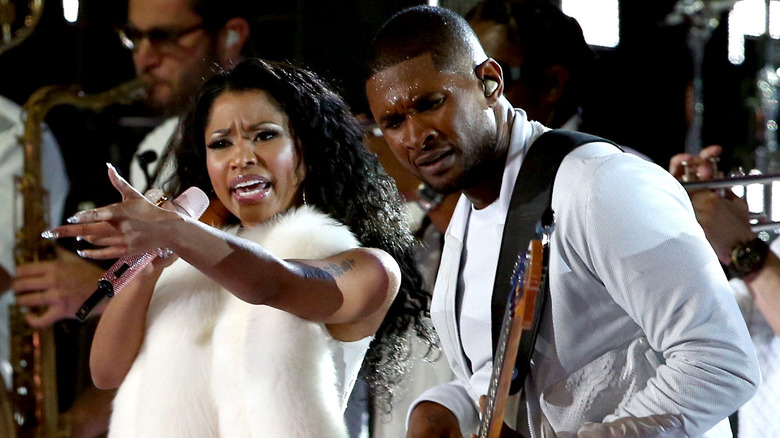 Nicki Minaj et Usher en prestation