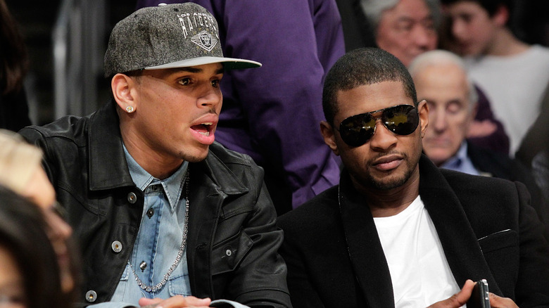 Chris Brown et Usher 