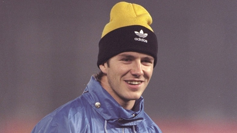 David Beckham souriant