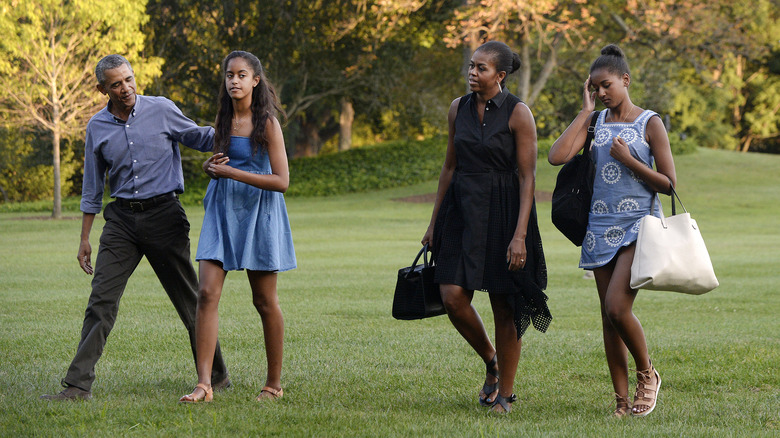 Les Obama arrivent à la Maison Blanche