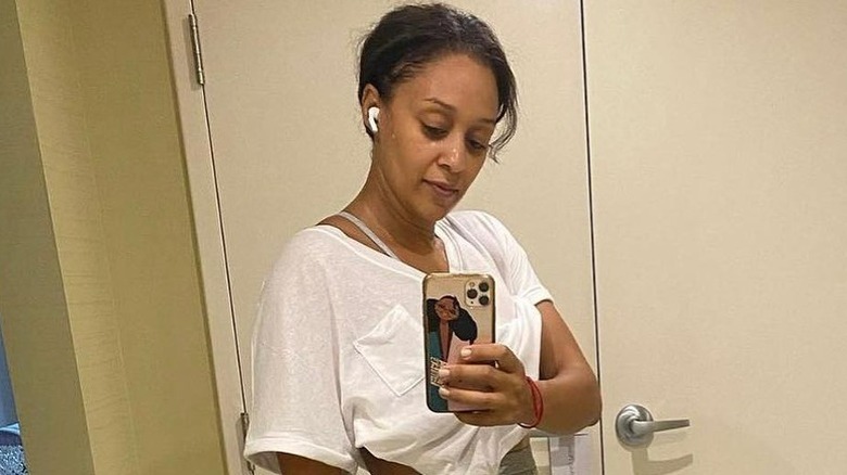 Tia Mowry après l'entraînement