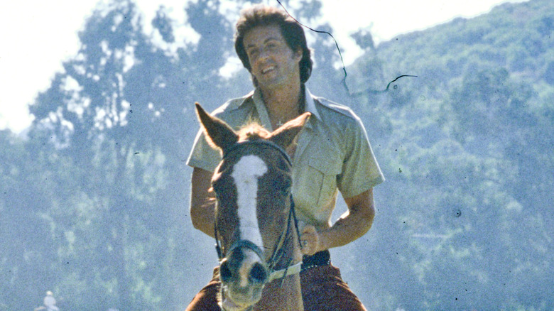 Sylvester Stallone à cheval