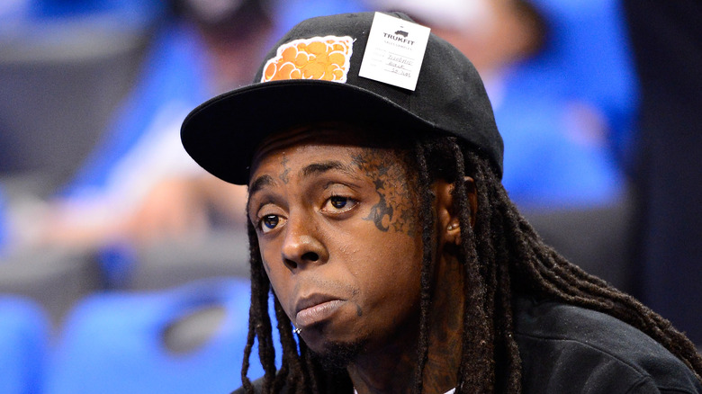 Lil Wayne à un événement sportif