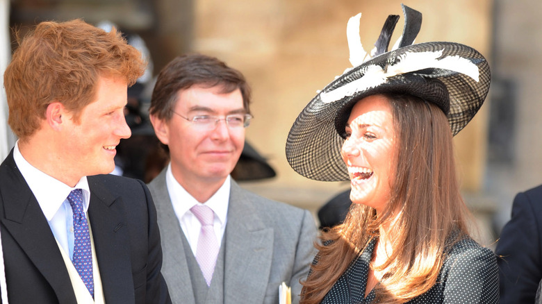 Le prince Harry et Kate Middleton rient en 2008