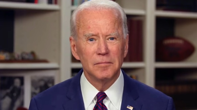 Joe Biden parlant