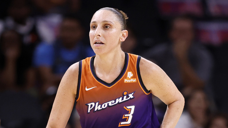 Diana Taurasi dribble pendant un match