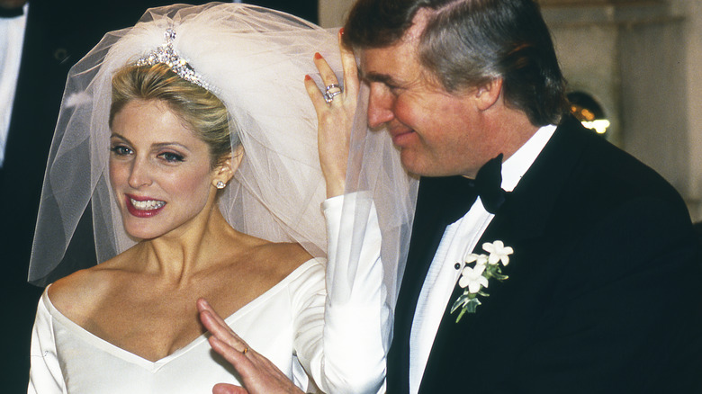 Le jour du mariage de Donald Trump et Marla Maples