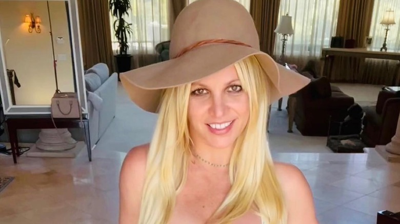 Britney Spears souriante