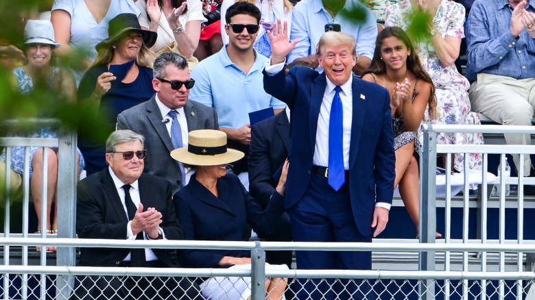 Melania et Donald Trump à la remise des diplômes de Barron