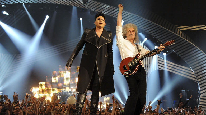 Adam Lambert et Brian May de Queen aux MTV EMA 2011