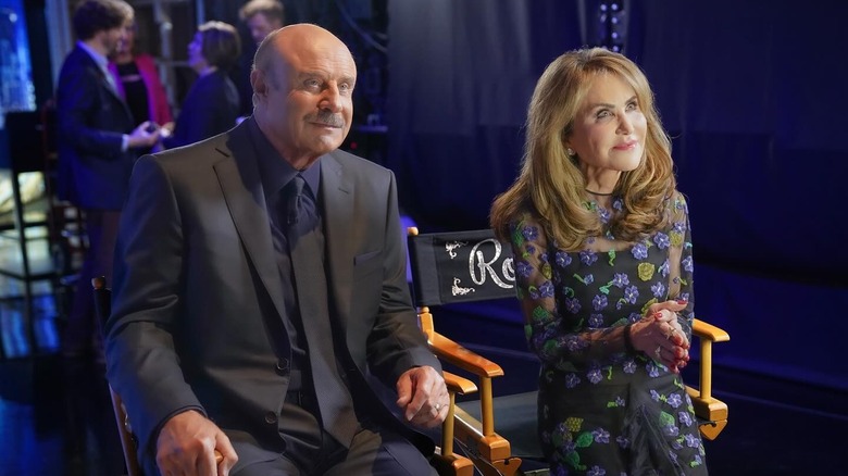 Dr. Phil et Robin McGraw sur le tournage de Dr. Phil Primetime