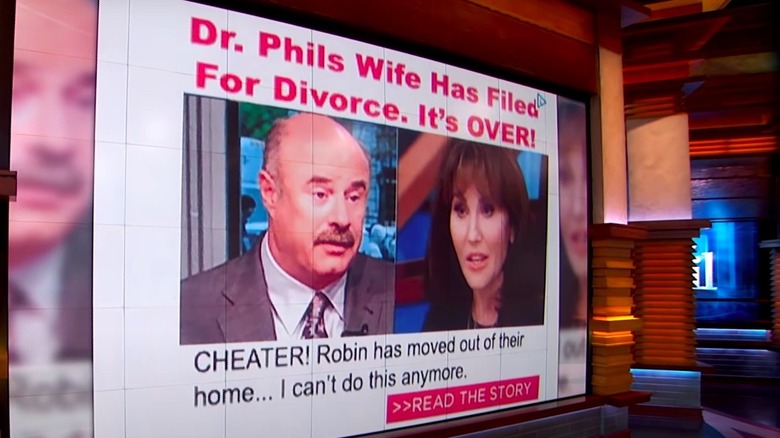 Histoire de faux divorce du Dr Phil