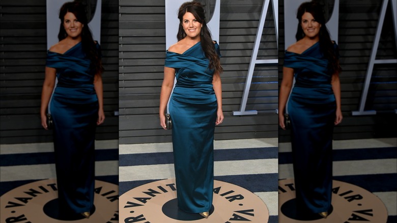 Monica Lewinsky en bleu