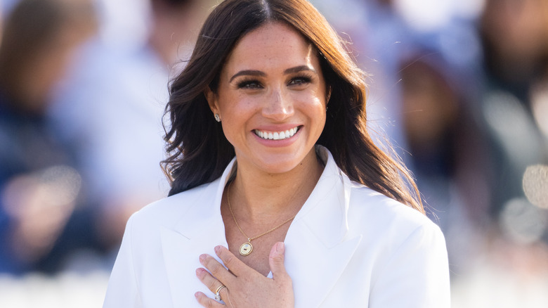 Meghan Markle en blanc