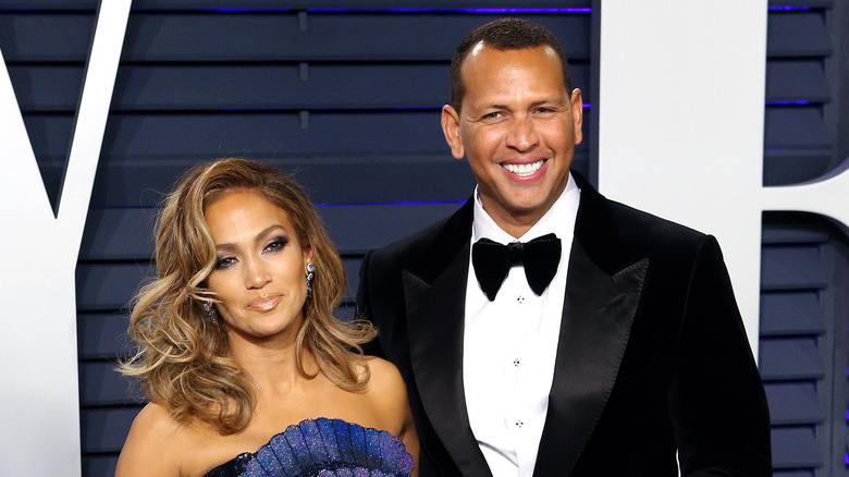 Alex Rodriguez et Jennifer Lopez posent ensemble