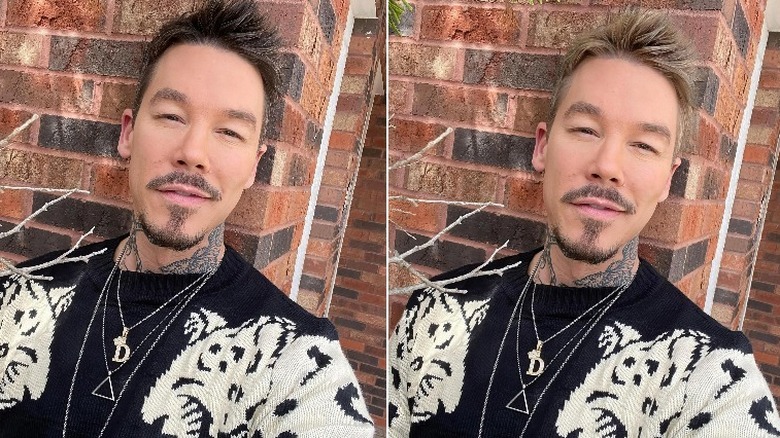 David Bromstad aux cheveux bruns et blonds