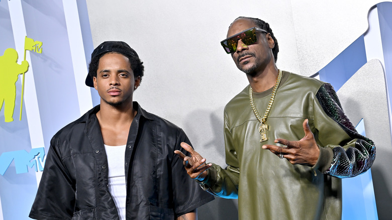 Cordell Broadus et Snoop Dogg posent