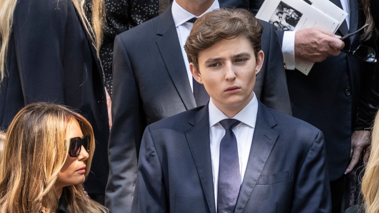 Barron Trump a l'air déprimé