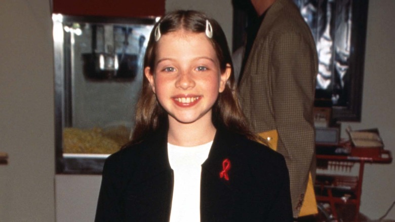 Michelle Trachtenberg à 10 ans à la première de Harriet l'espionne