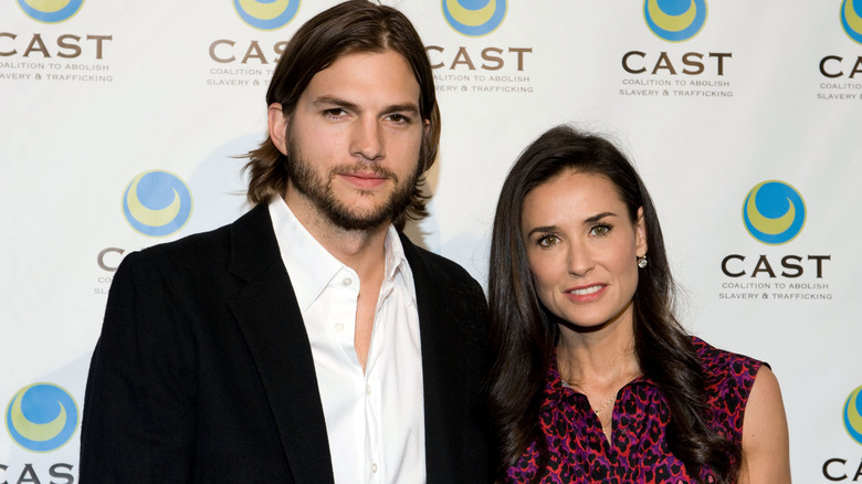 Ashton Kutcher et Demi Moore sur le tapis rouge