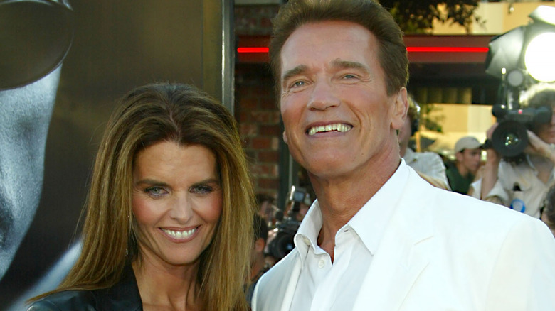 Arnold Schwarzenegger et Maria Shriver sur le tapis rouge