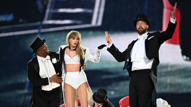 Taylor Swift et Travis Kelce en concert