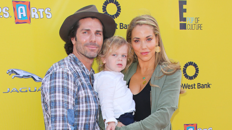 Elizabeth Berkley et sa famille