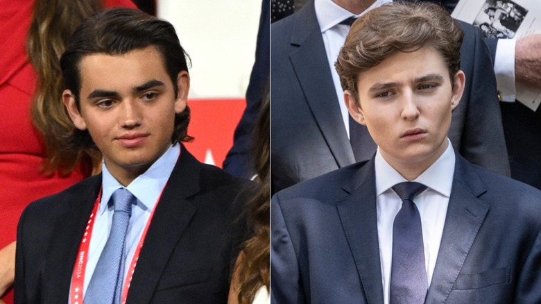 Donald III et Barron Trump