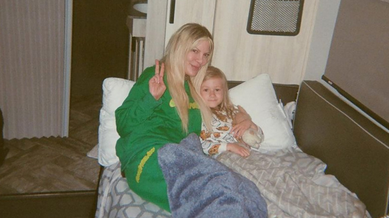 Pyjama vert Tori Spelling RV