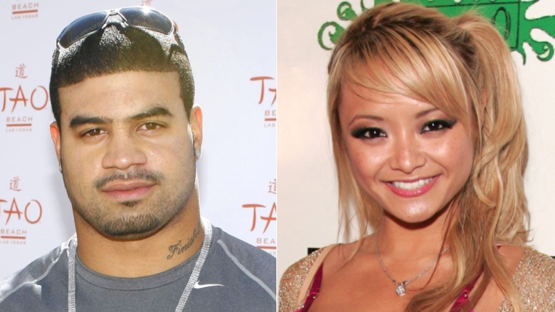 Shawne Merriman, à gauche, et Tila Tequila, à droite