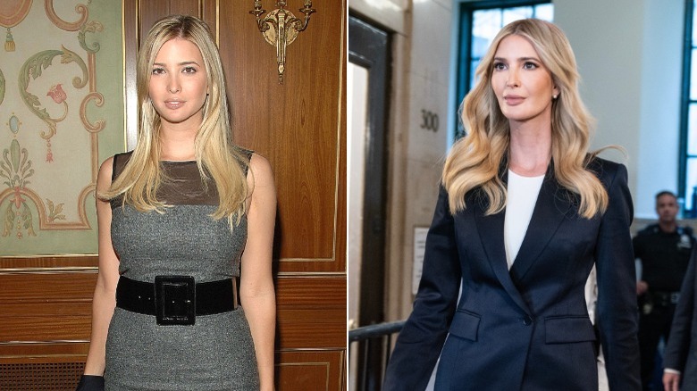 Ivanka Trump en 2006 et 2023