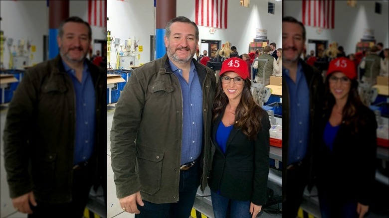 Lauren Boebert pose avec Ted Cruz