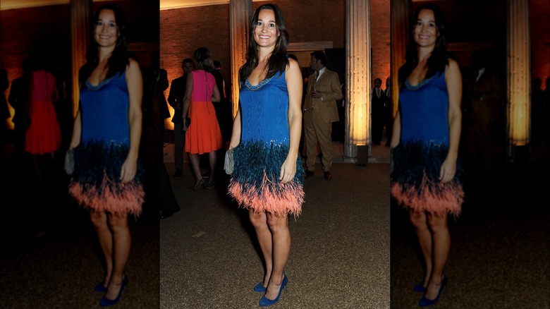 La robe à plumes de Pippa Middleton