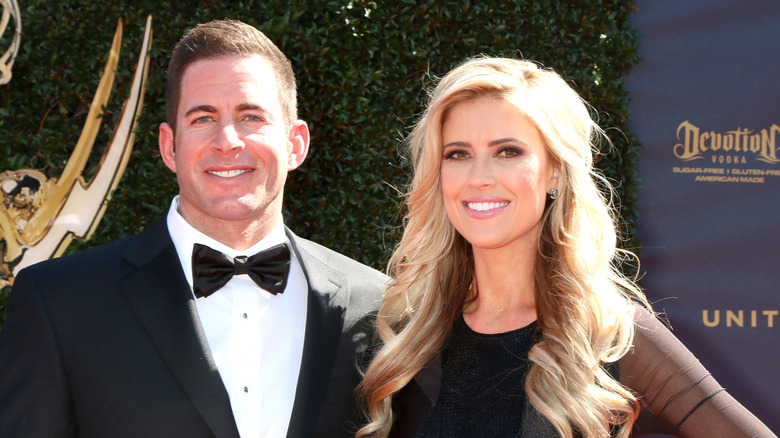 Christina Haack et Tarek El-Moussa souriant