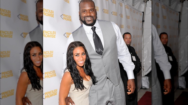 Nicole Hoopz Alexander et Shaquille O'Neal