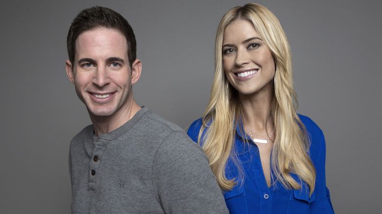 Tarek El Moussa et Christina Hall souriant