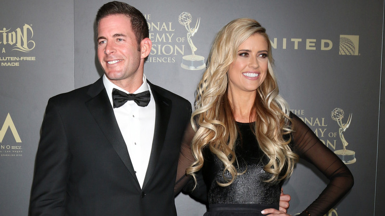 Tarek El Moussa et Christina Hall souriant