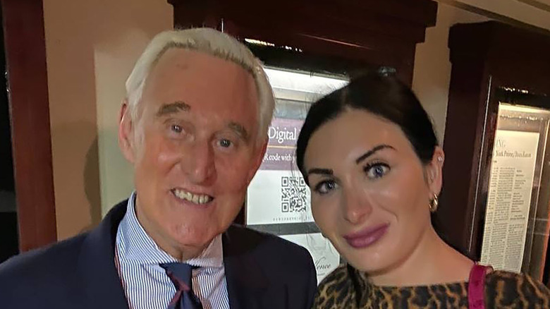 Laura Loomer avec Roger Stone