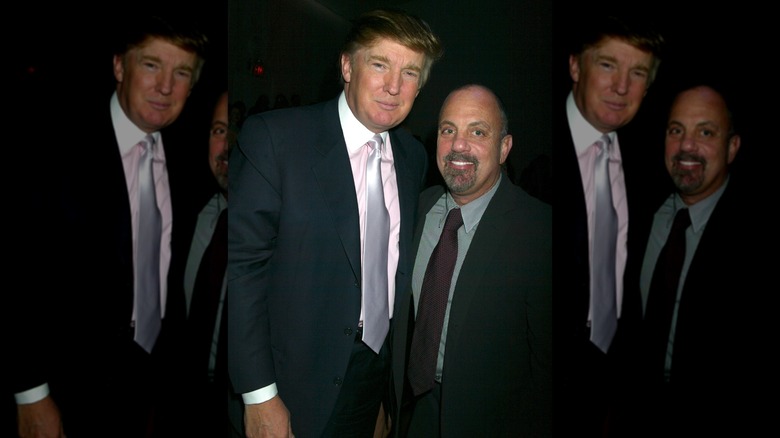 Donald Trump et Billy Joel posent