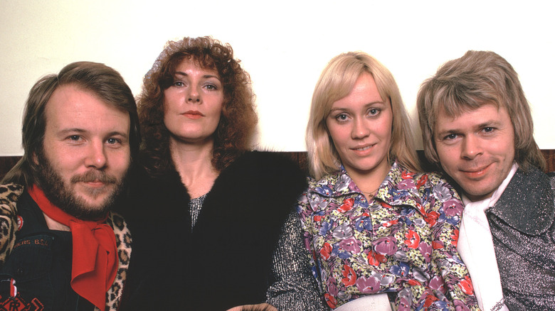 Portrait de groupe ABBA en 1975