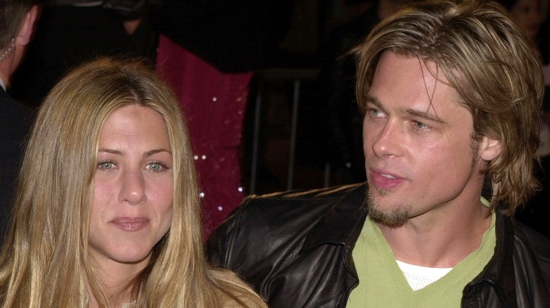 Jennifer Aniston et Brad Pitt à la première d'Erin Brokovich en 2000