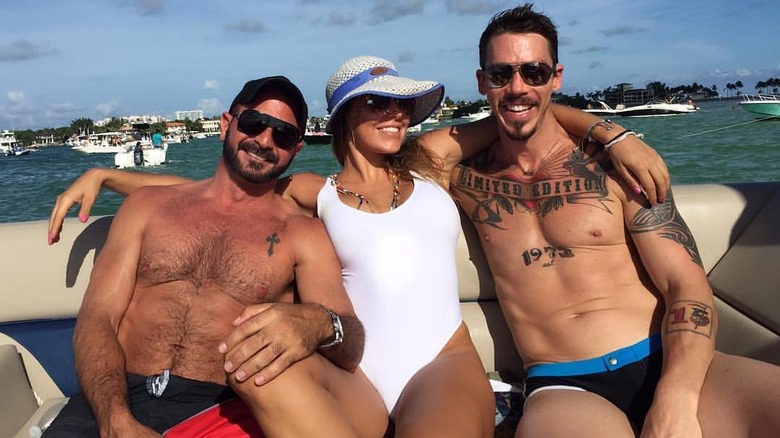 David Bromstad sur un bateau avec des amis