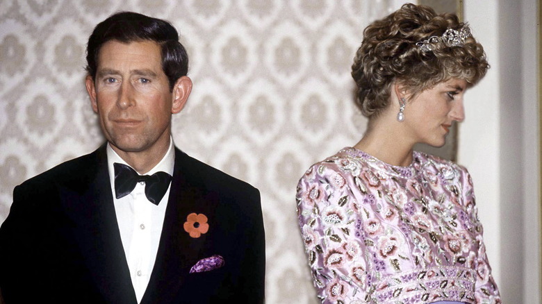 Le prince Charles et la princesse Diana posent