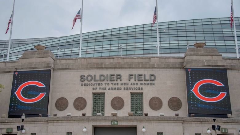 Extérieur du Soldier Field à Chicago