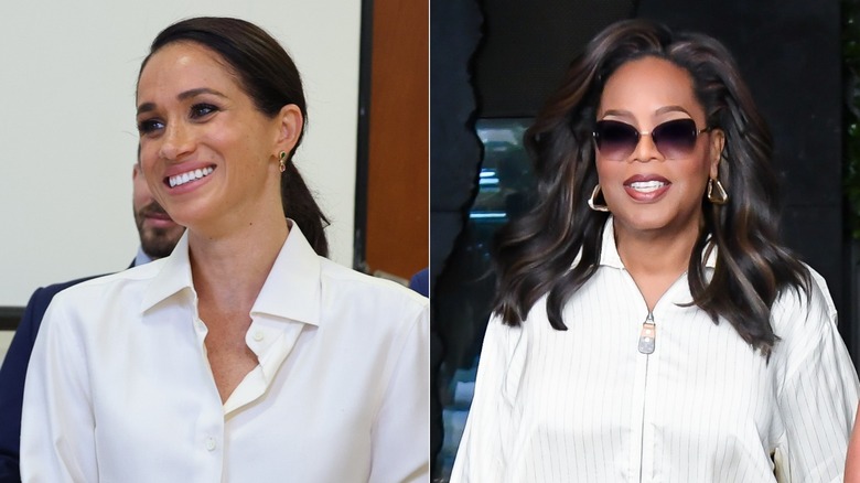 image partagée de Meghan Markle et Oprah Winfrey