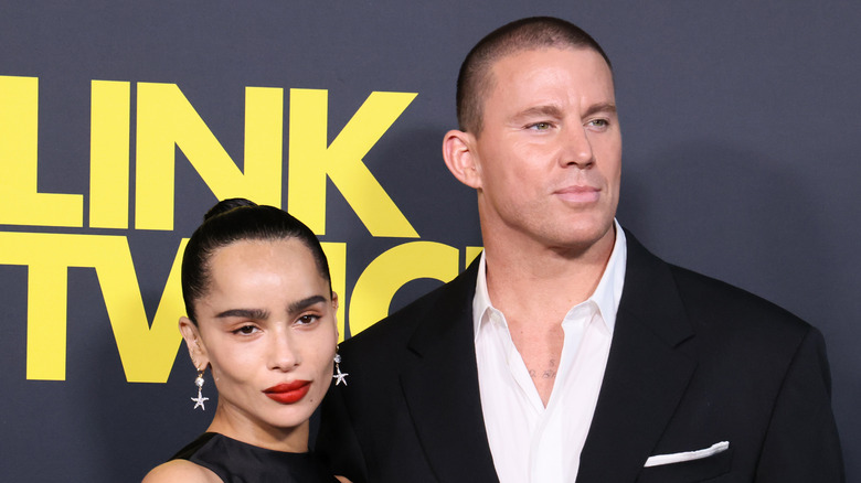 Channing Tatum et Zoe Kravitz posent